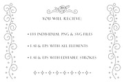 Hand drawn elegant dividers, an Object Graphic by Tiger and Flower (Thumbnail 3 of 16)