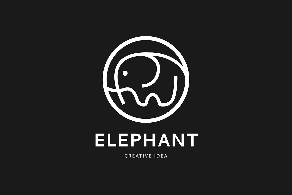 Elephant logo design., a Branding & Logo Template by Logocreative (Photo 2 of 3)