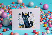 FOLK WOODLAND PARTY CLIPART, an Animal Illustration by Daring Digies (Thumbnail 9 of 9)