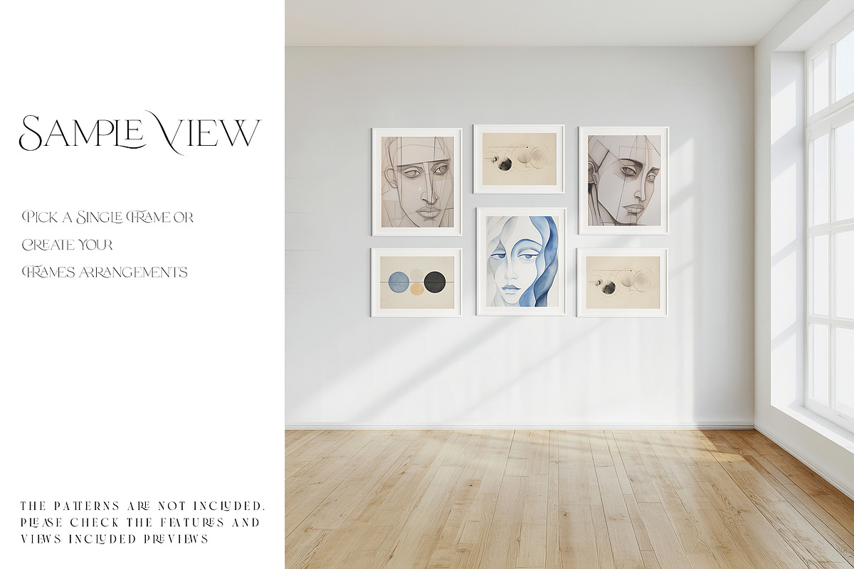 Gallery Style 44 Frames Mockups, a Product Mockup by mock-ups (Photo 8 of 16)