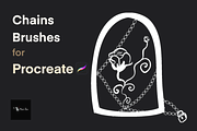 Procreate Chain Brushes More than 35, a Brush Add-On by byMariZen (Thumbnail 2 of 4)