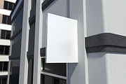 Square Hanging Signboard Mockup, an Advertising Mockup by Unerispace (Thumbnail 3 of 4)