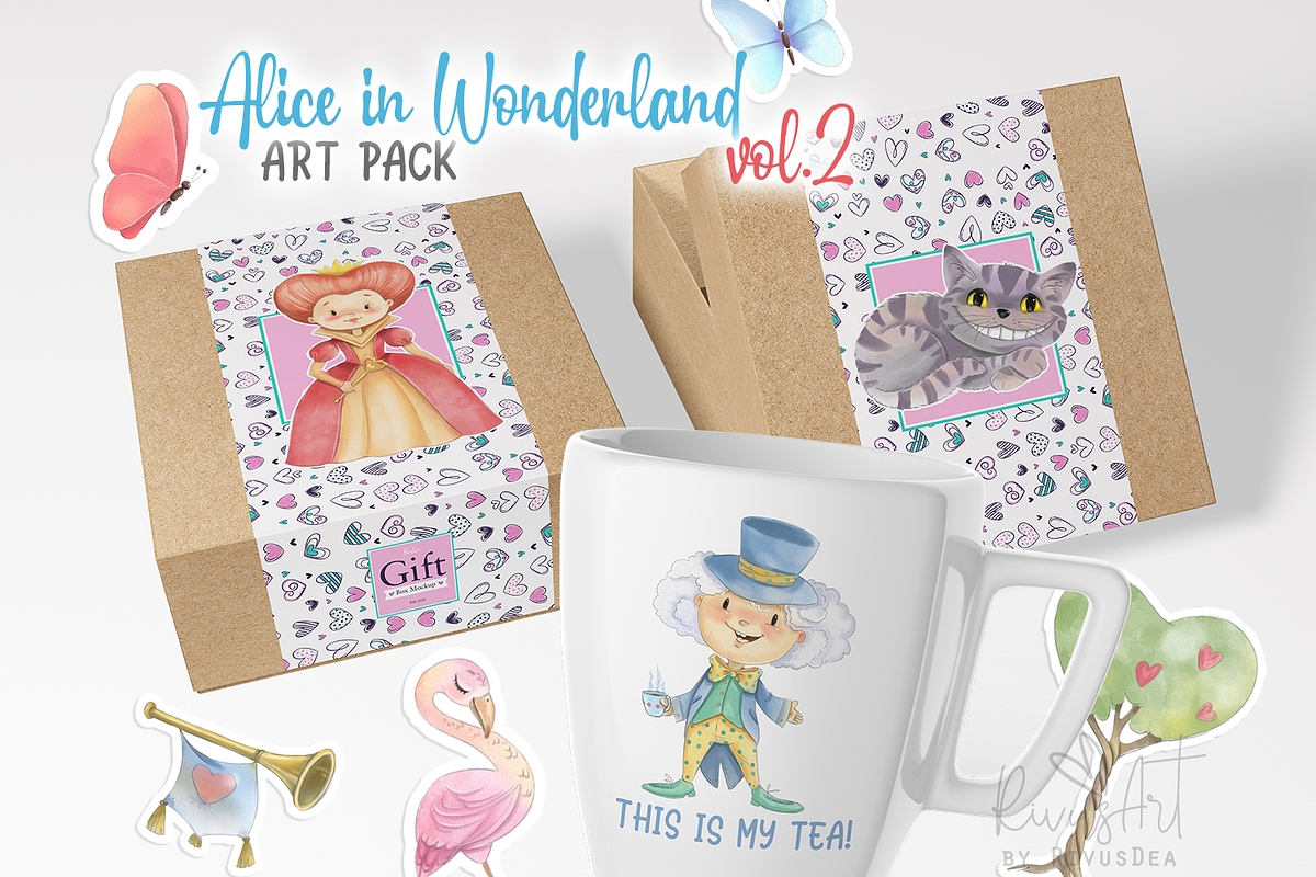 Alice in Wonderland PNG Clipart., a Food Illustration by RivusArt (Photo 2 of 4)