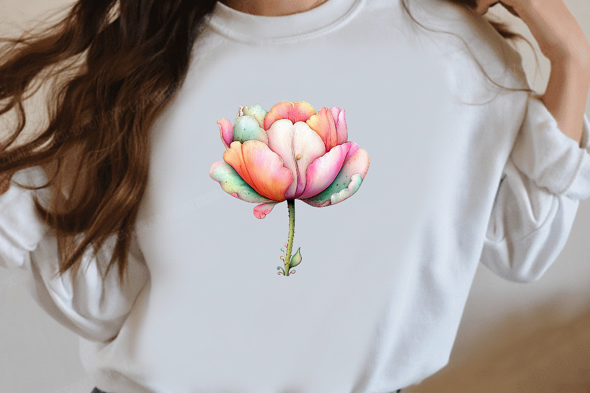 Whimsical Tulip Clipart, an Illustration by Designworld (Photo 6 of 7)