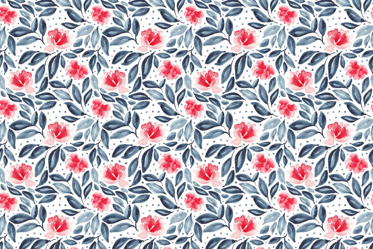 Red and indigo, a Pattern Graphic by Anya-D (Photo 4 of 6)