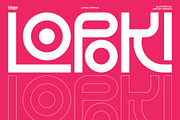 Lopoki, a Sans Serif Font by Eotype Studio (Thumbnail 1 of 12)