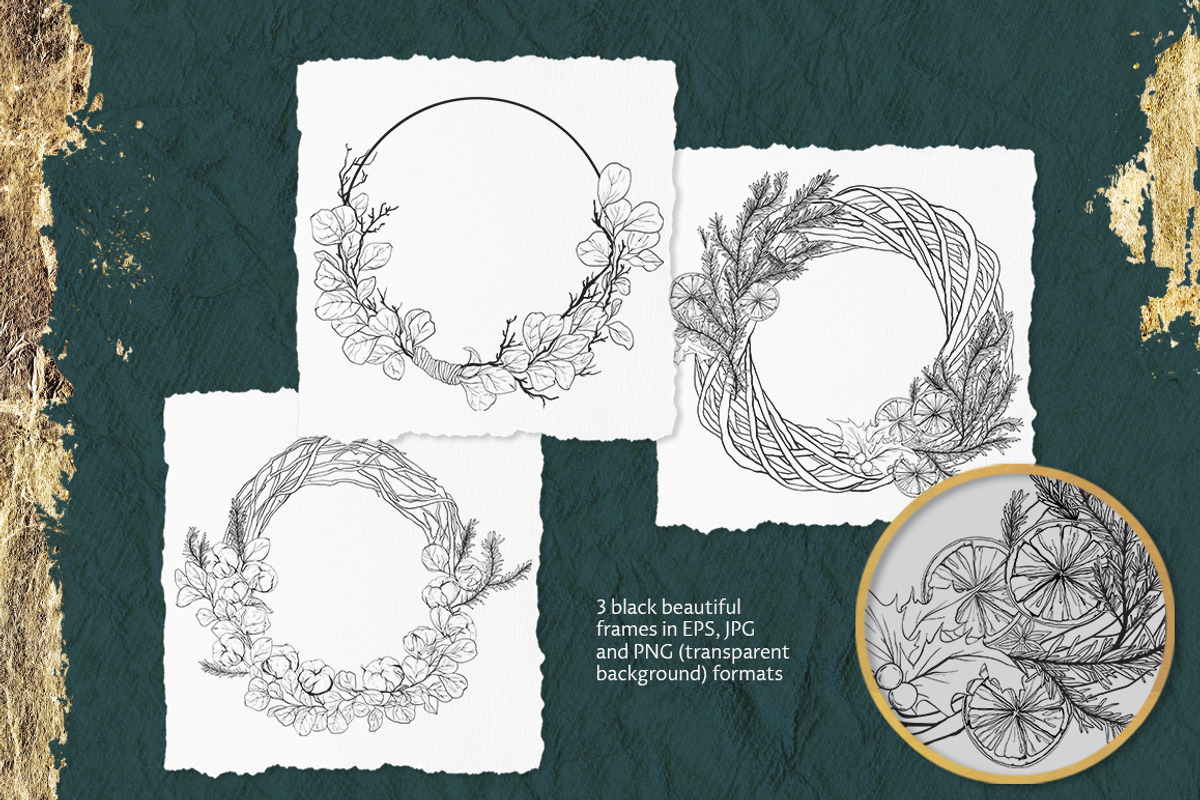 ❆ Merry Christmas collection ❆, a Decorative Illustration by Ivanna-Ivashka (Photo 5 of 12)