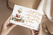 Whimsical Summer Goose Clipart Set, an Illustration by Libby Wishes (Thumbnail 6 of 7)