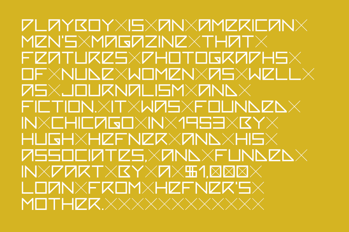 Amsterdam Superstar - font. preview 2