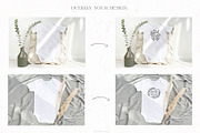 18 Onesie Mockups, a Household Mockup by Michèle Kae (Thumbnail 5 of 7)