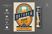 Oktoberfest Party Flyer, a Flyer Template by monogrph (Thumbnail 1 of 4)