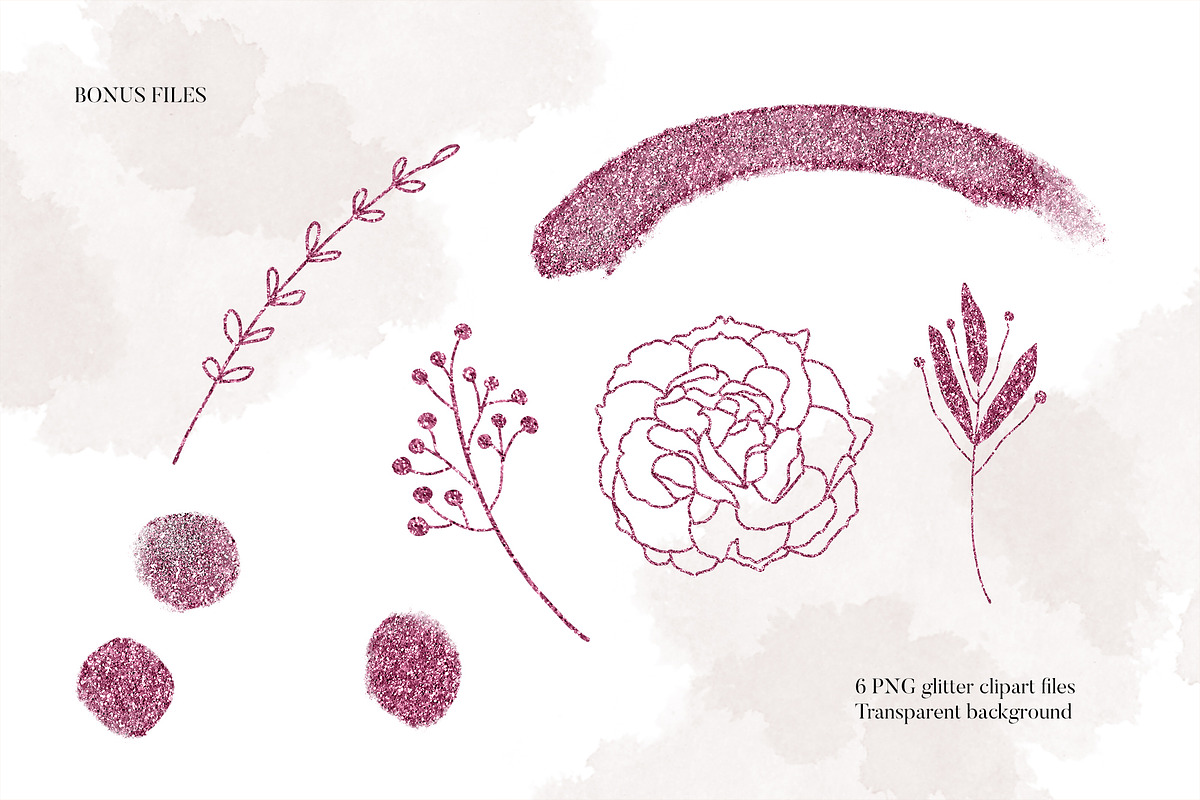Isolated real flowers clipart set, an Object Graphic by The Graphic Parade (Photo 9 of 14)