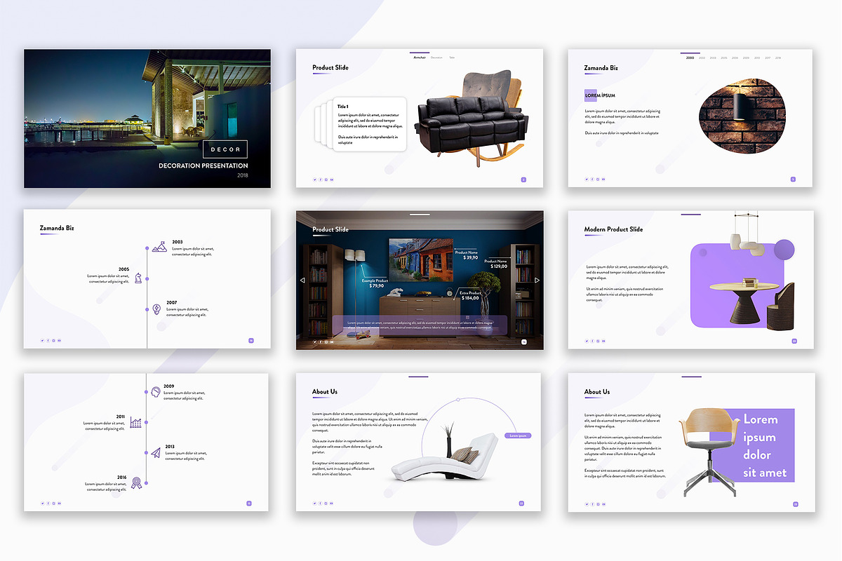 Decoration 2018 Keynote Template, a Presentation Template by VigitalArt (Photo 2 of 4)