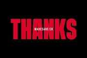 Gothis | Bold Sans Serif Font, a Sans Serif Font by Mahesans Co (Thumbnail 11 of 11)