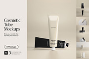 Metallic Cosmetic Tube Mockups, a Packaging Mockup by Wildfield Studio (Thumbnail 1 of 12)