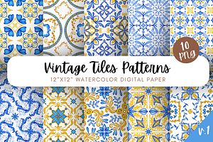 Vintage Tiles Patterns V.1