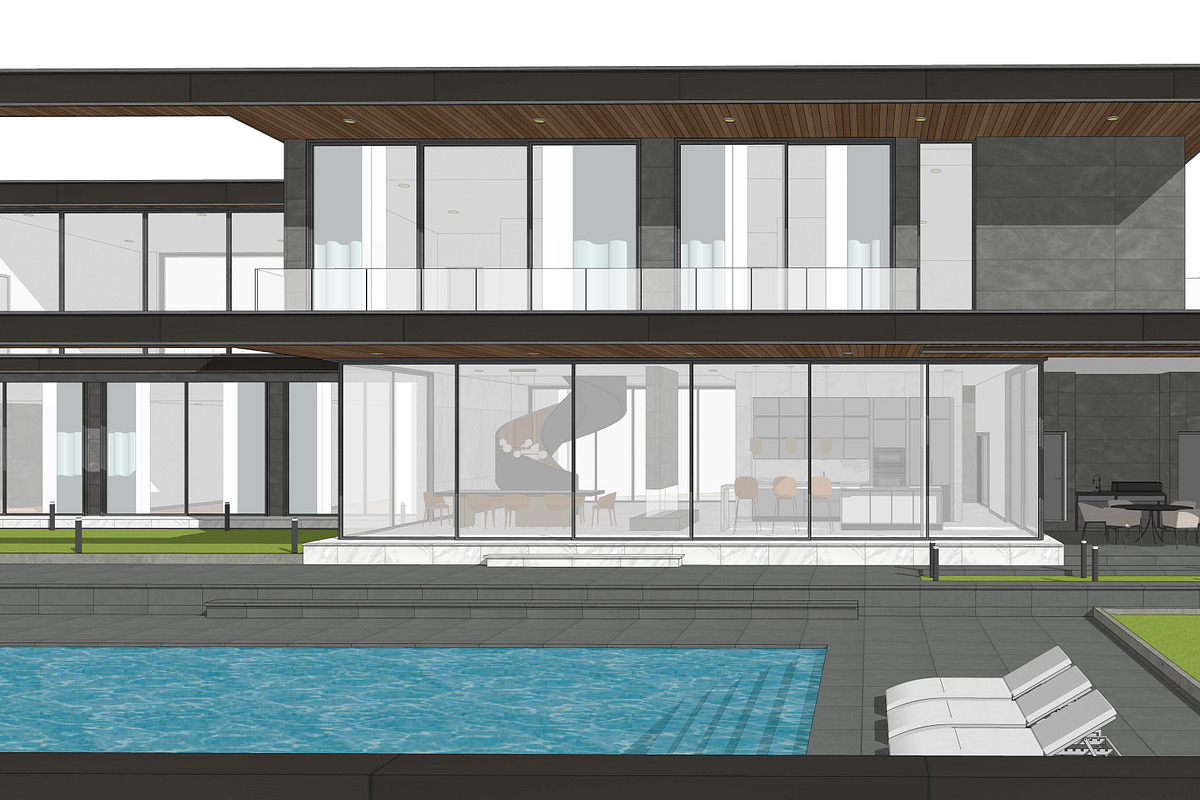 Villa Horizontal 3D, an Architecture 3D Model by Just Necessary (Photo 12 of 21)