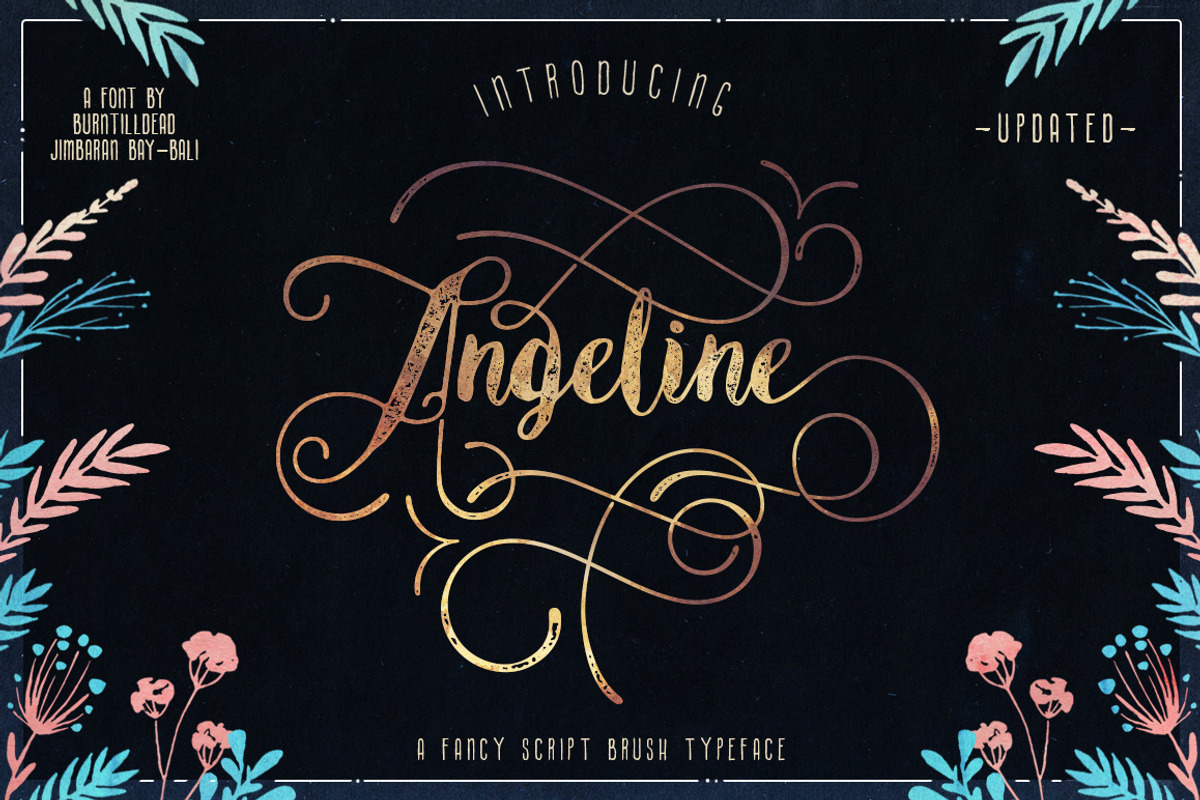 Angeline Font + SWASHES