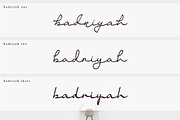 Badriyah, a Script Font by yellowline (Thumbnail 2 of 8)