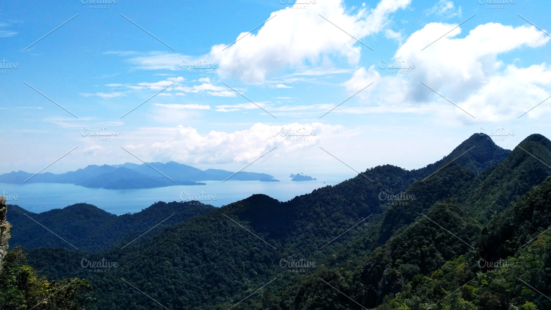 Tropical Rainforest Island, a Nature Photo by YT Design