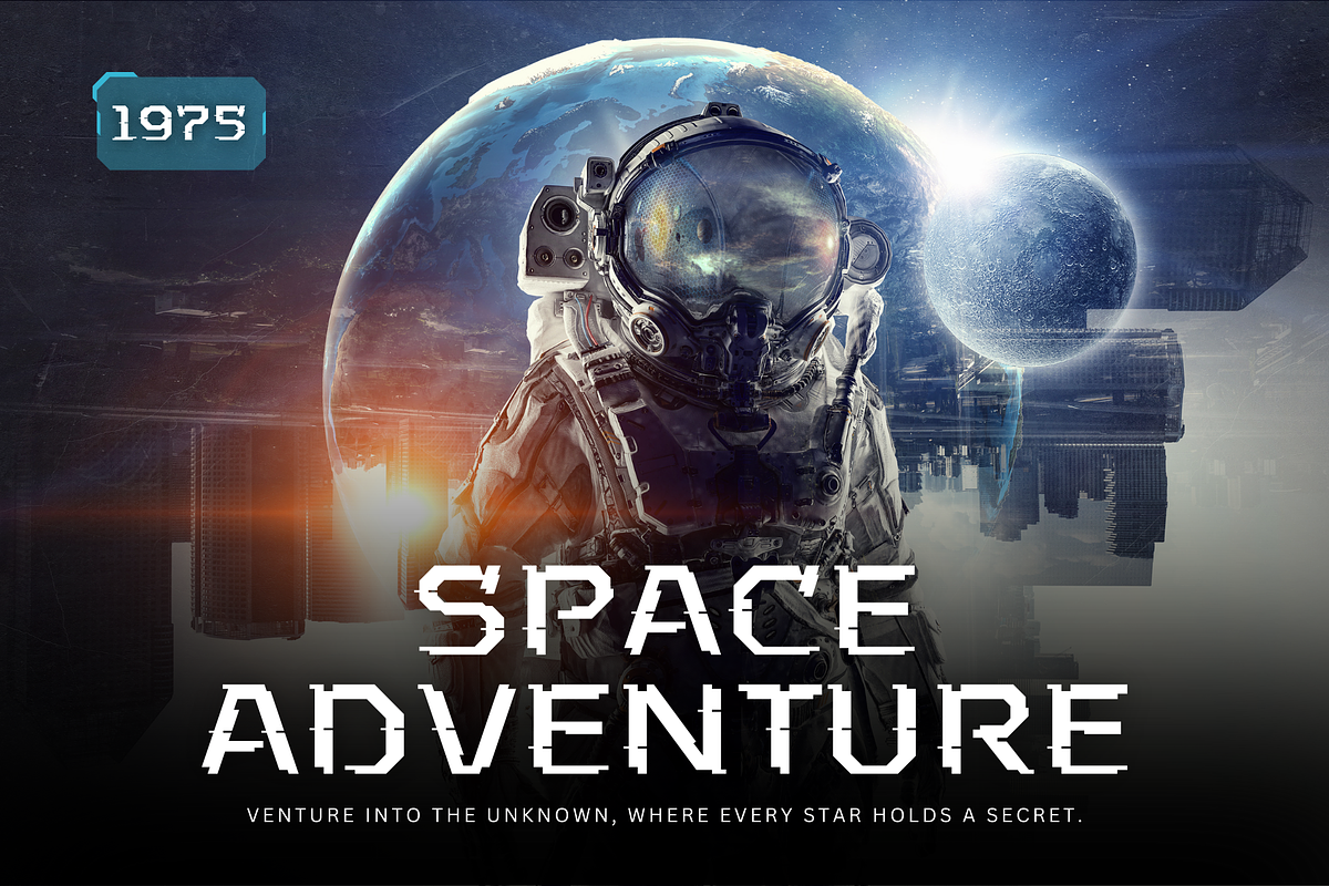 Lunar Escape - Scifi Font, a Sans Serif Font by Sronstudio (Photo 2 of 12)