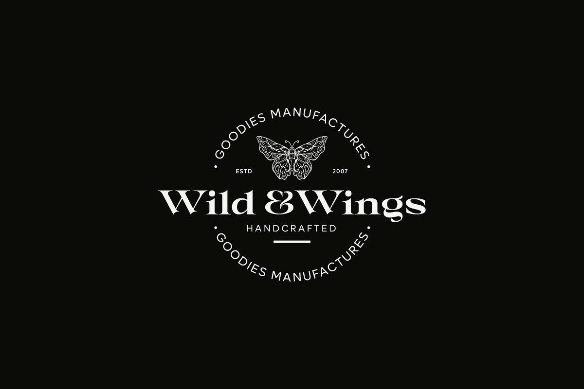 Wild & Wings Modern Logo, a Branding & Logo Template by Nowshinz Shoma (Photo 2 of 6)