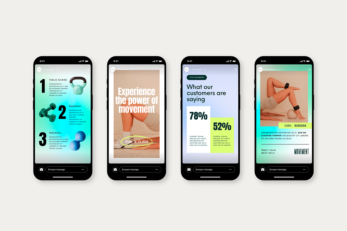 Modern Instagram Posts & Stories, a Social Media Template by LePosey Studio (Photo 4 of 8)