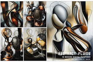 Abstract Fluids, a Decorative Illustration by Digital Art Creations