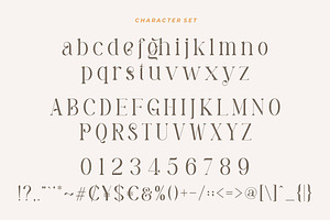 Pastel Orange - Casual Serif Fonts