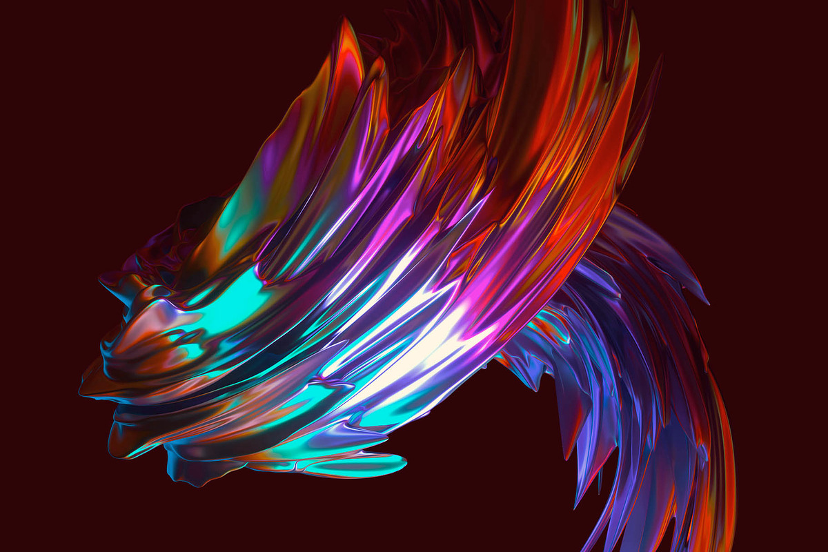 Flow: Cascading Textures, an Object Graphic by RuleByArt
