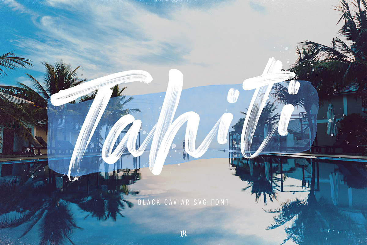Black Caviar SVG Font preview 5