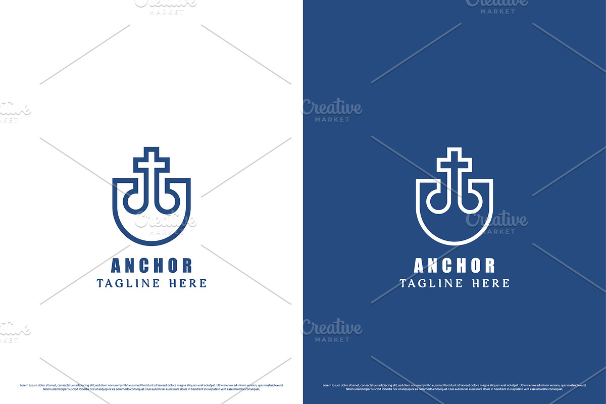 Anchor Ship Logo Design Icon, a Branding & Logo Template by Morvana Crew