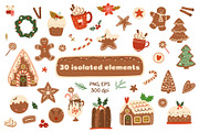 Christmas gingerbread patterns, a Pattern Graphic by Tani Kuzminka (Thumbnail 11 of 20)