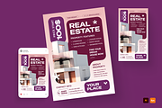 Real Estate Flyer Set, a Flyer Template by MMPixelCraft (Thumbnail 1 of 4)