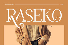 Raseko || Modern Serif Font