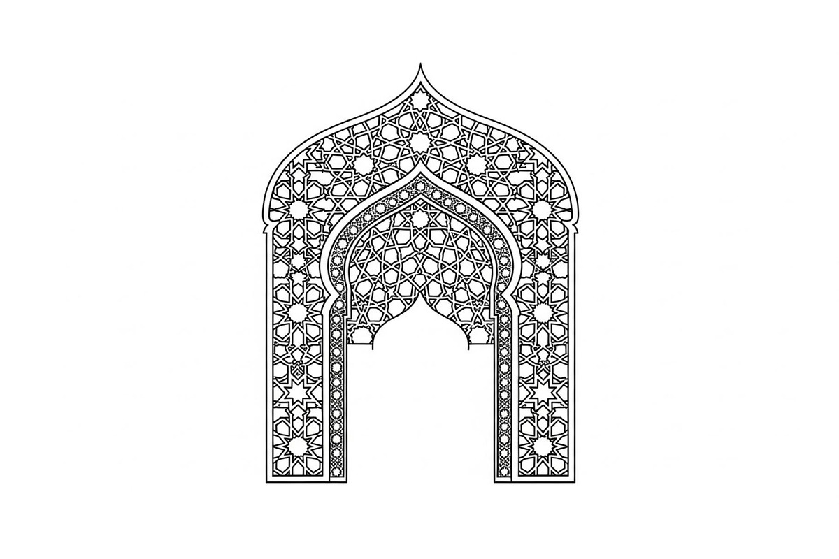 Islamic Arch Window Mandala Bundle, an Illustration by Artivon (Photo 44 of 45)