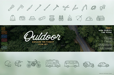 Explore the Forest Icon Set