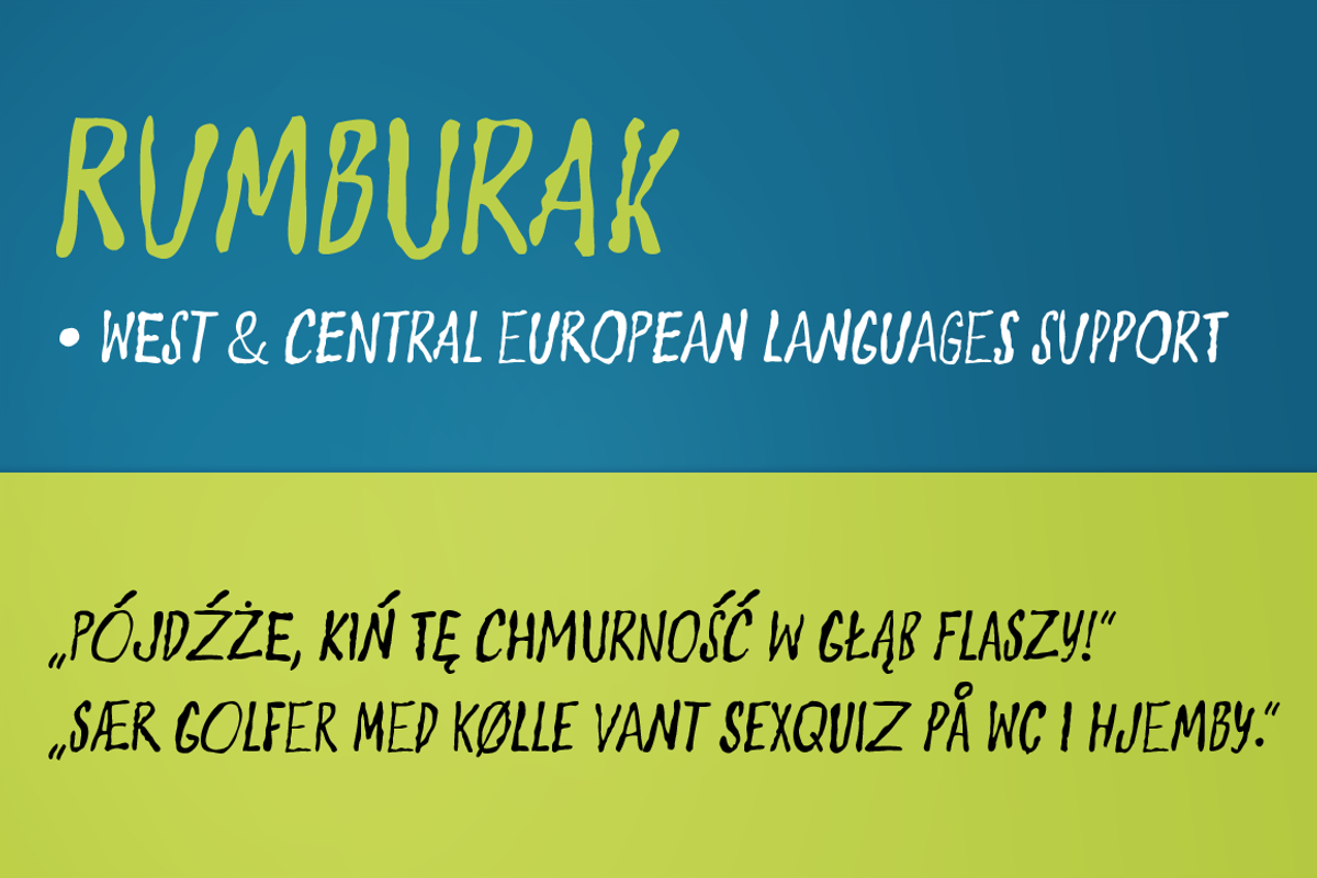 Rumburak Font preview 5