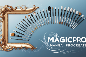 54 MagicPro Manga Procreate Brushes