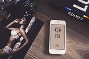 9 Vintage iPhone real photo mockups, an iPhone Mockup by show it better (Thumbnail 2 of 5)
