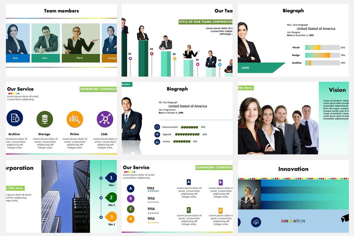 MILANO - Powerpoint Templates, a Presentation Template by SlideFusion (Photo 3 of 6)