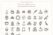 Halloween Clipart Bundle, Spooky Set, a Seasonal Illustration by The October Creative (Thumbnail 6 of 13)