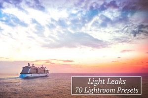 70 Light Leaks Lr Presets