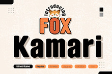 Fox Kamari : 5 Font Styles