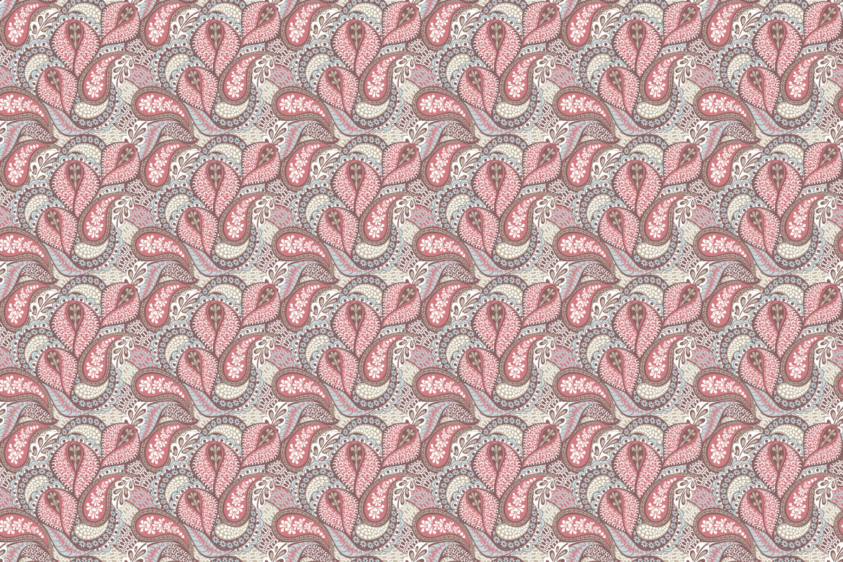 Paisley Splurge, a Pattern Graphic by The Queen's Bazaar (Photo 3 of 3)