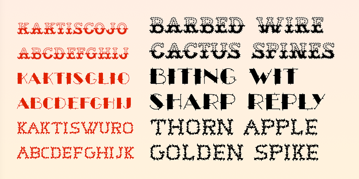 Kaktis, a Handwritten Font by Ingrimayne Type (Photo 4 of 5)