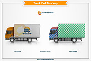 Delivery Truck Mockup PSD, an Advertising Mockup by Plus Media (Thumbnail 2 of 3)