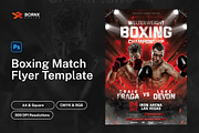 Boxing Fight Flyer Template, a Flyer Template by Bornx Design (Thumbnail 1 of 6)