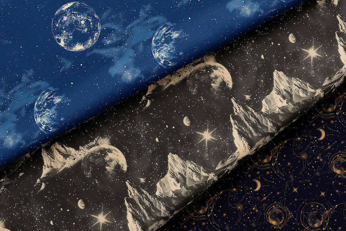Astronomy Patterns & Prints, a Pattern Graphic by Ninterints (Photo 5 of 17)