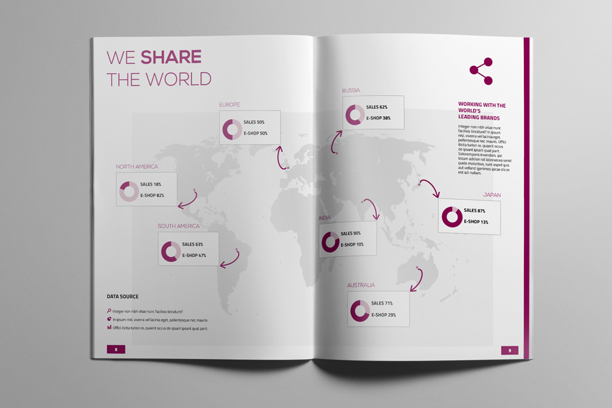 Lavender Company Profile, a Brochure Template by Boris Cupac (Photo 6 of 11)